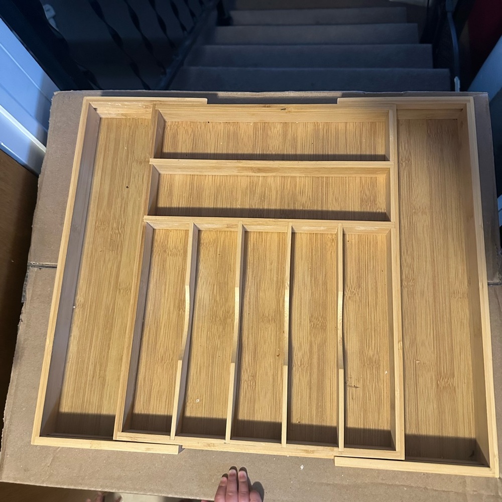 Bamboo Drawer Organizer